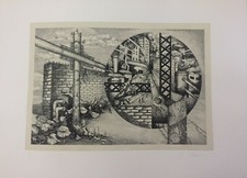 Giancarlo Calamai, "Alla ricerca della natura perduta, acquaforte, 50x70 cm