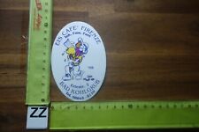 Vecchio adesivo città hotel ristorante EISCAFE FIRENZE bagno Kohlgrub 98 Garmisch