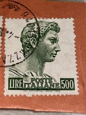 Raro Francobollo Lire 500 Colombati
