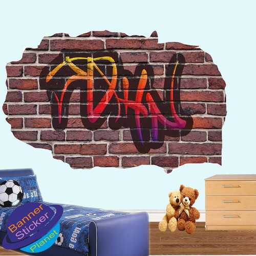 Adesivo murale multicolore - adesivo,