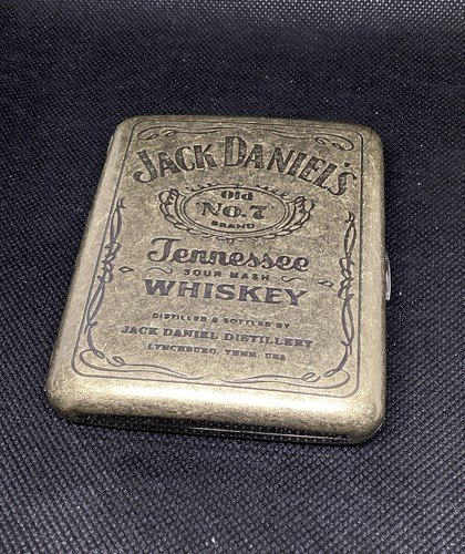 Jack daniels cigarette tin - cigarette,