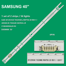 KIT 2 BARRE STRIP 56 LED TV