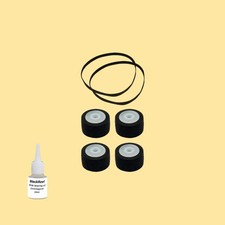 Capstan Cinghia Rullo Pressione Olio = Kit 23 per Sony TC-WR 820 A Cassette Deck