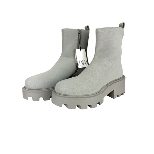 Stivaletti zara grigi platform - grigi,