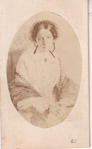 Cdv foto maria adelaide - cdv,