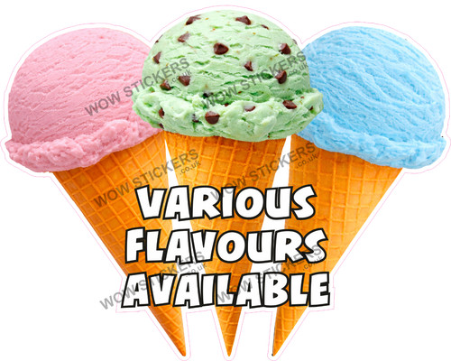 Adesivo furgone gelato vari