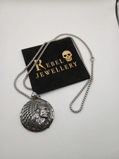 Collana pendente uomo acciaio