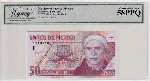 Mexico pesos 2000 - mexico, 50