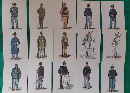 Cartoline uniformi storiche - cartoline,