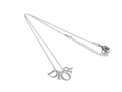 Collana dior metallo - metallo, argento