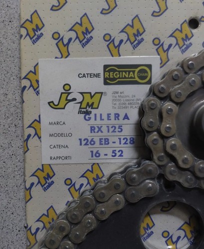 Kit catena regina j2m gilera - kit,