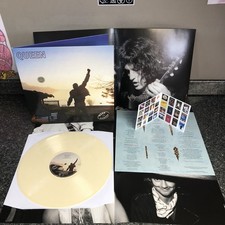 LP ALBUM RECORD QUEEN MADE IN HEAVEN 1ST UK PRESS CREAM VINYL 3 POSTER  NM-/NM-