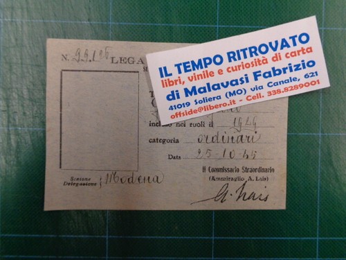 Lega navale italiana tessera - navale,
