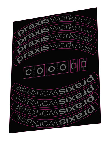 Praxis works c32 275 adesivi - c32,