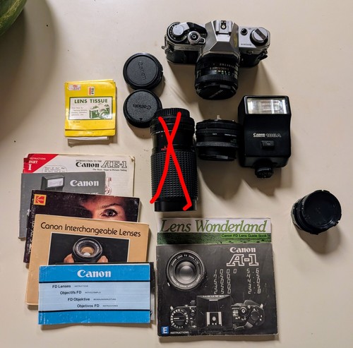 Canon vintage con - con, 3