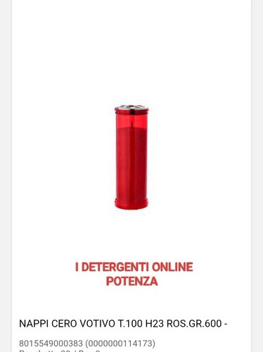 Pezzi lumini votivi ceri - pezzi,