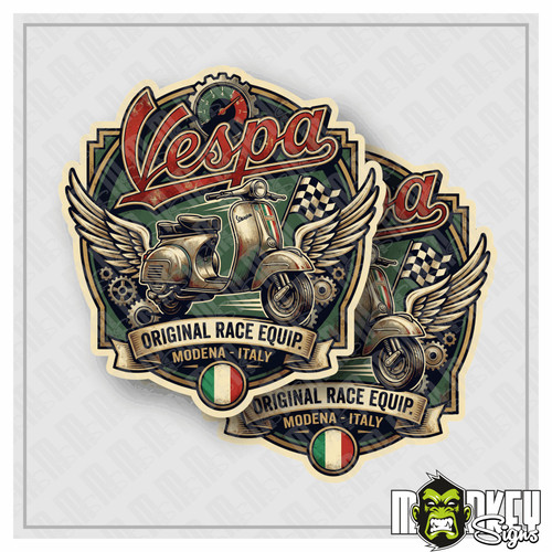 Adesivi vespa wings vintage - wings,