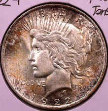 1922-P *Toned* Peace Dollar