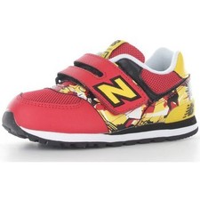SCARPE BAMBINO NEW BALANCE KG 574 TOI BABY CLASSIC SNEAKERS TRENDY CASUAL ROSSO