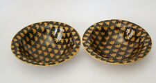 ♥ BALDELLI COPPIA PIATTI FONDI IN CERAMICA MODERN MIDCENTURY DESIGN VINTAGE 60