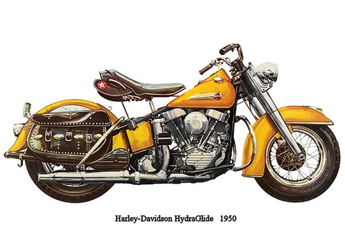 Harley davidson hydraglide - harley-davidson,