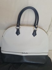 BORSA  NERO GIARDINO BICOLORE