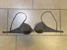 La Perla Costume Da Bagno Reggiseno Bikini Donna Grigio 100% Made In Italy Tg 44