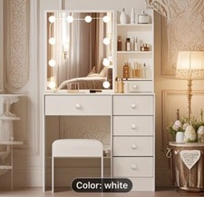 Comodino specchio trucco