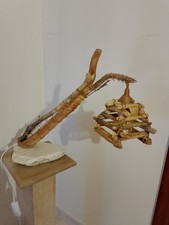 lampada da tavolo in legno