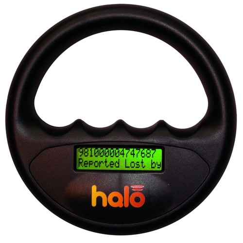 Halo microchip scanner nero - scanner,