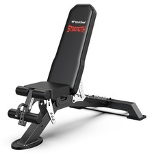 Panca pieghevole con manubri