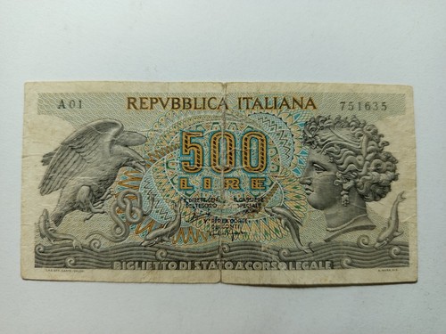 500 lire aretrusa prima - 500,