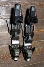 Attacchi Sci Alpino Vintage Anni 90 SALOMON 957 COMPOSITE completi Di Ski Stop