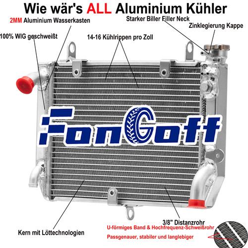 Radiatore acqua alluminio - , per