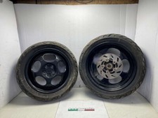 COPPIA CERCHI RUOTE GOMME ITALJET FORMULA 50 125 (YL96)