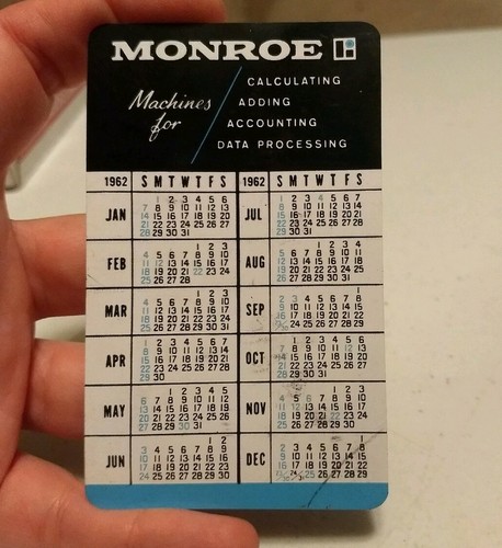 Calendario tascabile