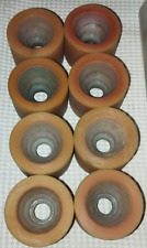 80'S - FASTER GOAL 95.96 - N.8 RUOTE PER PATTINO QUAD - USATE - DIAM. 57MM