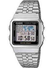CASIO A500WA-1DF OROLOGIO UOMO DONNA ACCIAIO DIGITALE 36x39mm SOTTOCOSTO