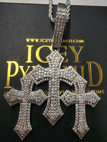 Collana con ciondolo - , tripla