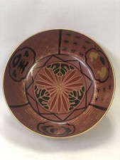 N/A Urushi oro rosso Makie Tea Ware diametro 21 cm stile antico giapponese