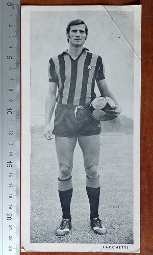 Giacinto facchetti cartoncino - facchetti,