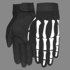GUANTO MECCANICO OSSA SCHELETRICHE (M)