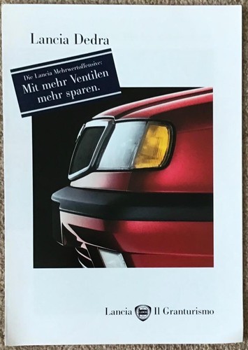 Lancia dedra sales - lancia, brochure