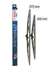 KIT SPAZZOLE TERGICRISTALLO BOSCH 3397118304 TWIN 601 FIAT PANDA 575 mm + 400 mm