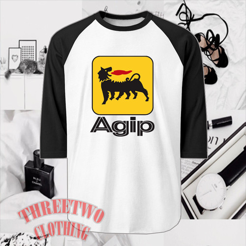 Agip racing uomo raglan bianco - agip,