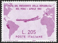 Italia Repubblica 1961 Gronchi