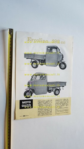 Moto guzzi ercolino 192 1961 - moto,