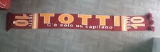 SCIARPA CALCIO TOTTI c'è solo un capitano ULTRAS CURVA SUD BUFANDA 