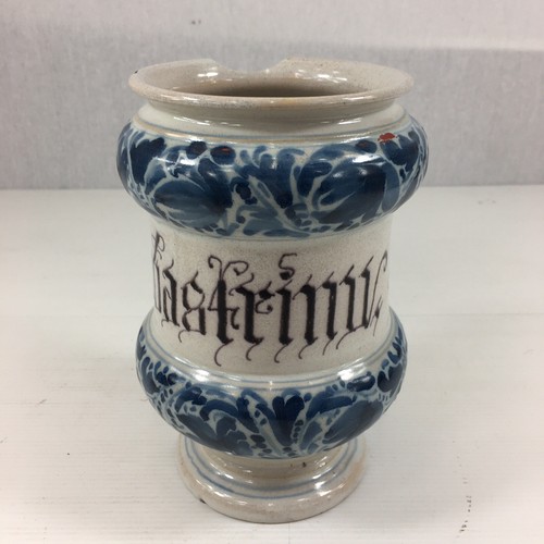 Barattolo droga secco faience - barattolo,