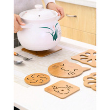 Set 5 Sottopentola in Legno